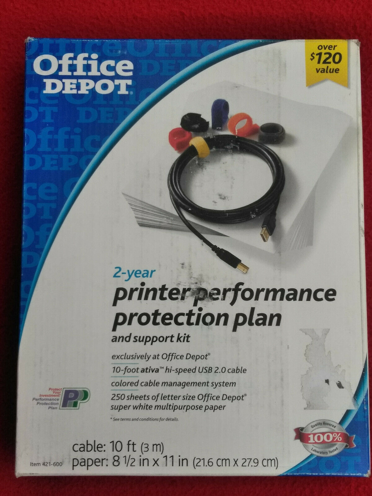 Office Depot 2-year Printer Performance Protection Plan And Support Kit New
