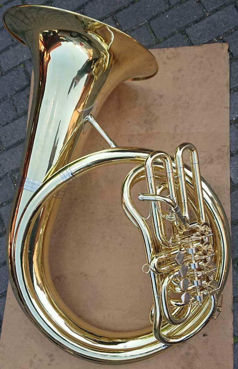 Made In Europe 4/4 Bbb Helicon Tuba Amati Type Cerveny 631 8.5kg/18.7lbs Helikon
