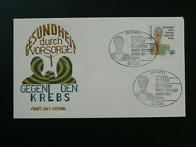 Medicine Health Against Cancer Fdc 1981 Germany 83748