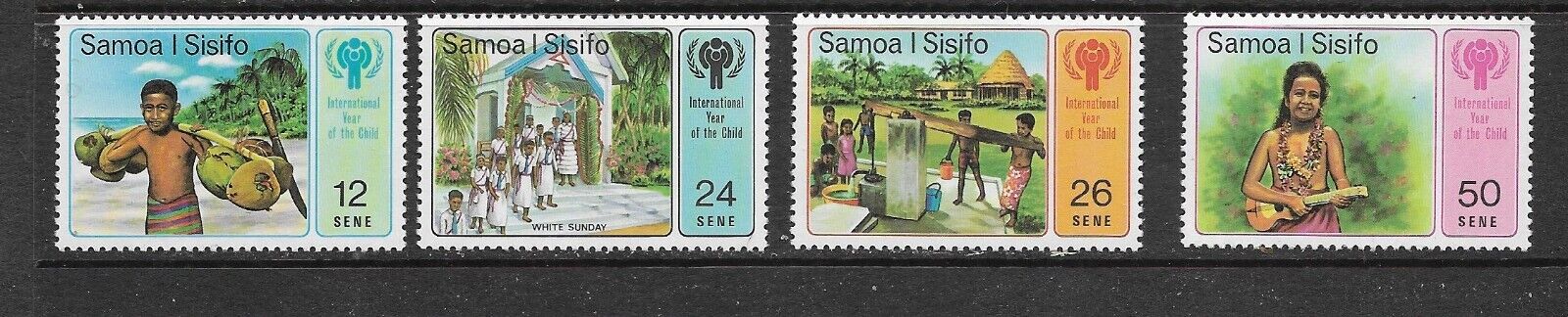 Samoa - 1979 Year Of The Child - Scott 499 To 502 - Mnh