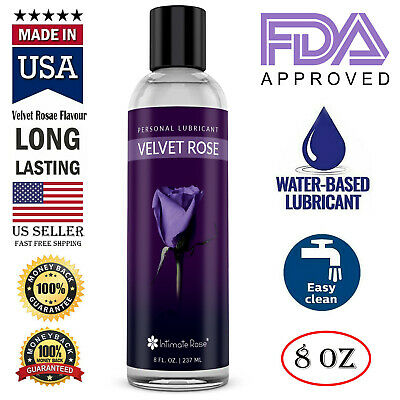 Velvet Rose Personal Lubricant Water Based Lube Long Lasting Uni-sex Lube Usa