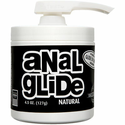 Doc Johnson Anal Glide Natural Personal Lube Lubricant 4.5 Oz