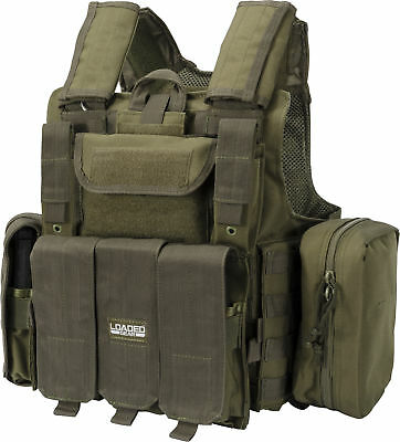 Barska Loaded Gear Tactical Vest Vx-300, Molle System, Od Green, Bi12286