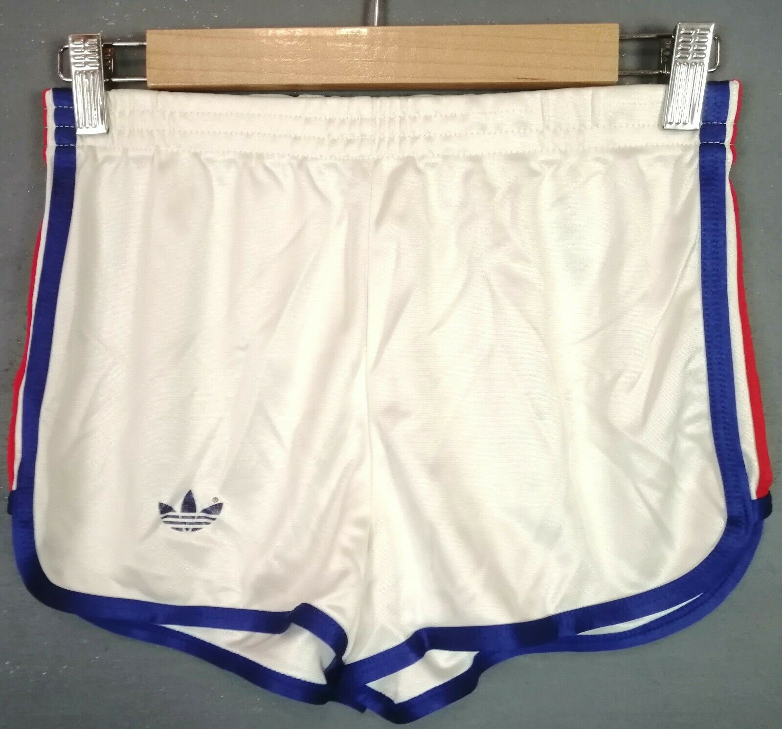 Rare Vintage Old Retro Men Adidas France National Shorts Pantalones Size S Small