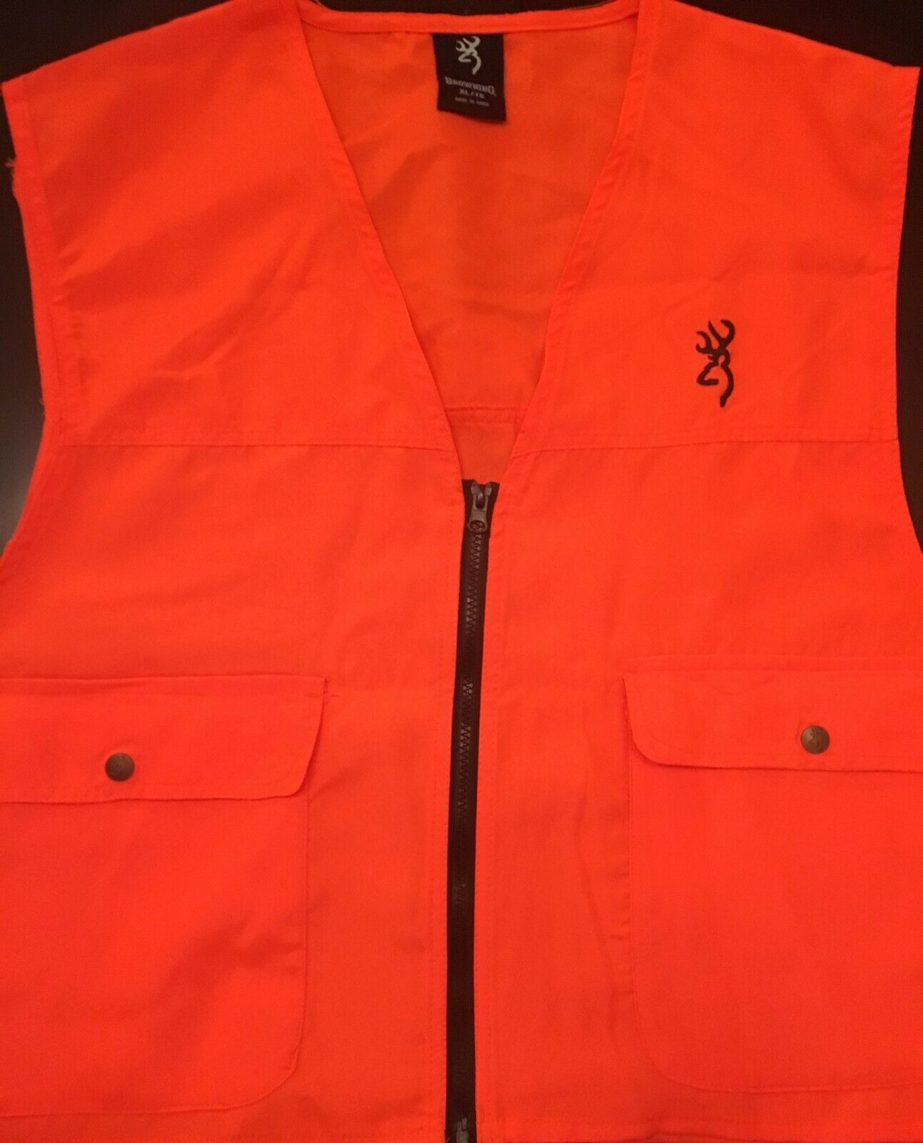 Browning Hunting Safety Vest For Adult - Blaze Orange - Sizes In M, L, Xl