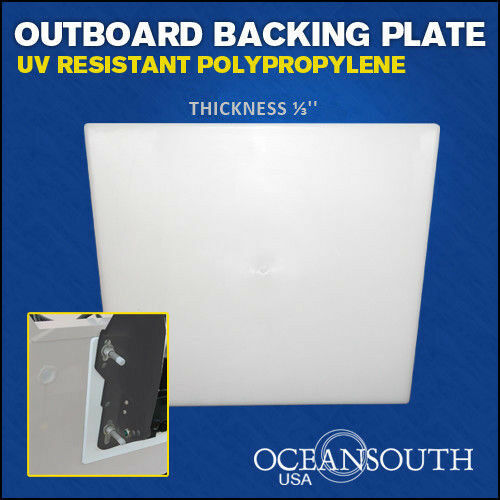 Outboard Transom Mounting Bracket Plate 1/3" Thickness