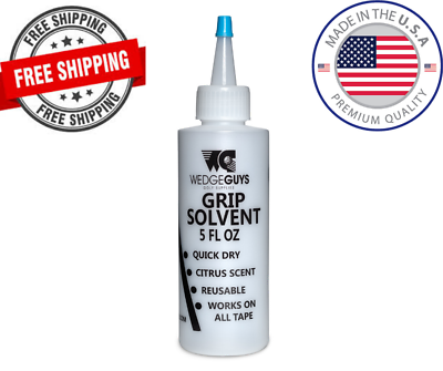New 5 Oz Golf Grip Tape Activator Solvent For Regripping Golf Clubs Made In Usa!