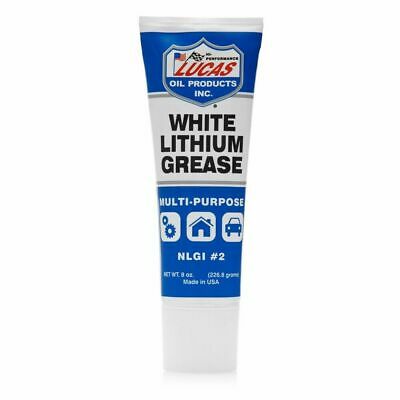 Lucas Oil 10533 White Lithium Grease 8 Oz Squeeze Tube