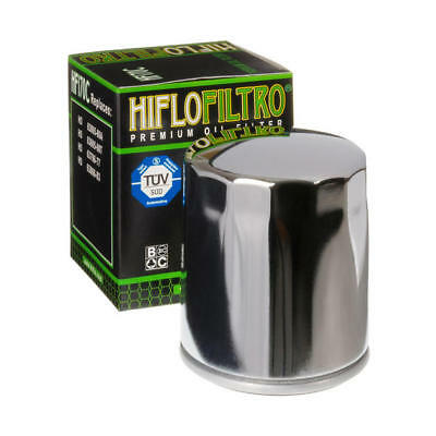 Hiflofiltro Oil Filter Chrome Harley Davidson Hf170c