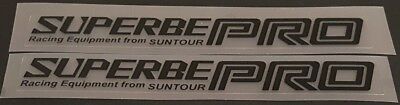 Suntour Superbe Pro Decals-1 Pair-black (sku 11480)