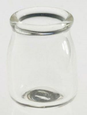 Dollhouse Miniature 1:12 Open Mouth Glass Jar