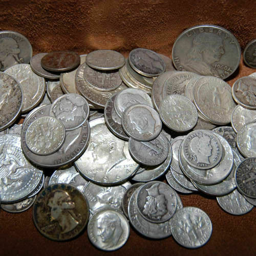 90% Silver - $4 Face Usa Coins Lot - Half Dollars Quarters Dimes Out Of Circ Mix