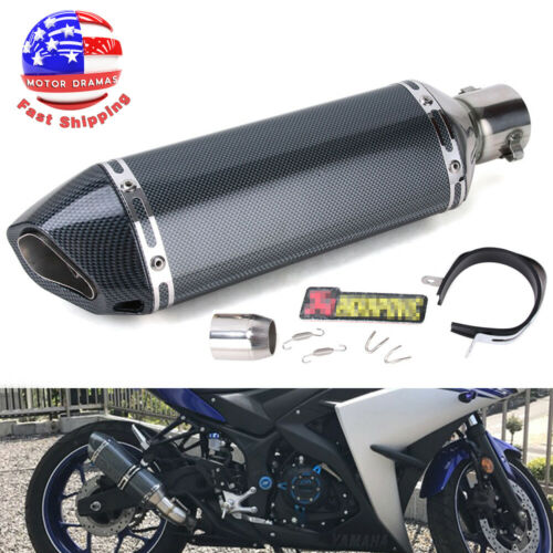 Universal Motorcycle Atv Slip-on Exhaust Muffler Pipe Db Killer Silencer 38-51mm