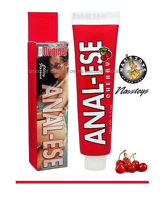 Anal Ese Lube Ease Eze Eaze Cherry Flavored Numbing Lubricant 1.5oz