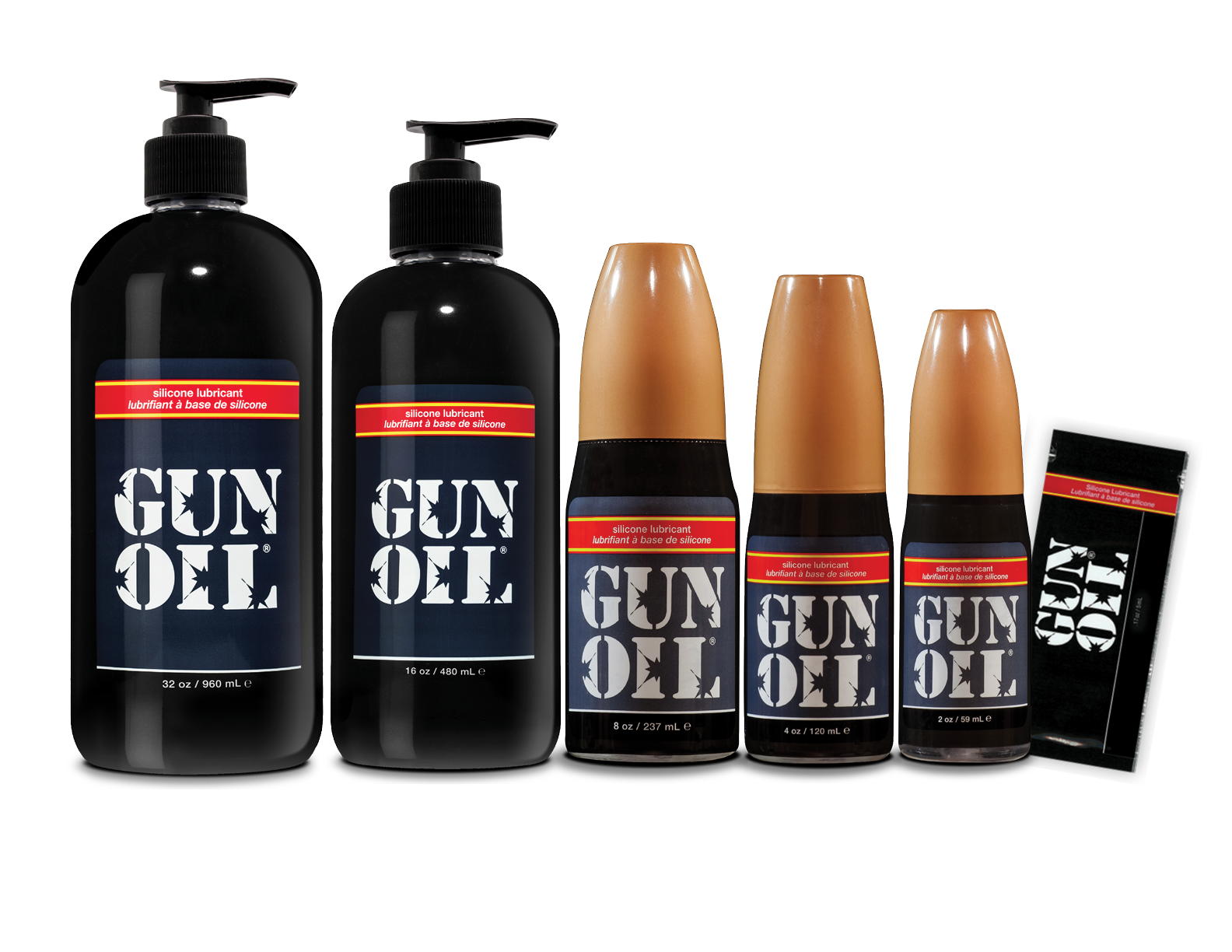 Authentic Gun Oil Silicone Based Personal Lubricant Premium Sex Lube All Sizes ®