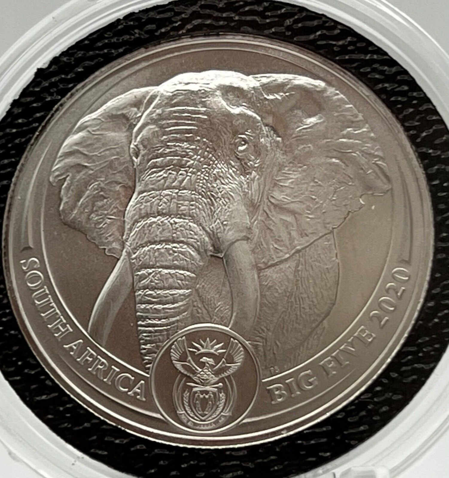 2020 South Africa 1 Oz. Platinum Big Five Elephant R20 Brilliant Uncirculated