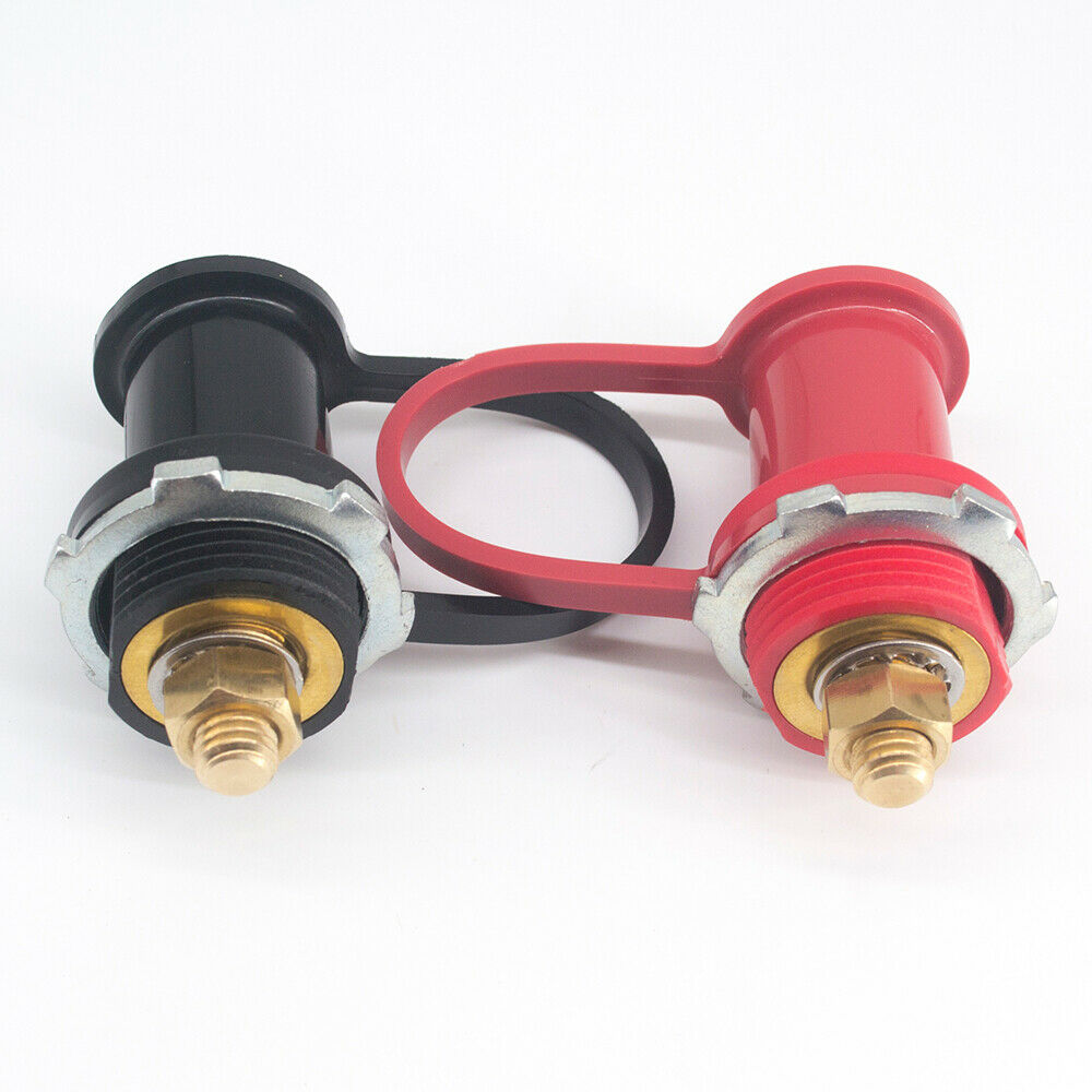 Pairs Remote Jumper Battery Terminals Junction Charging Post Connector 3/8" Stud