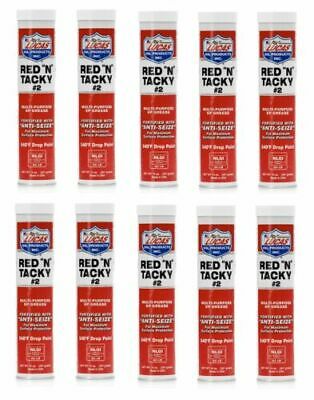 Lucas Oil 10005-30 Case Of 10 Red N Tacky Multi-purpose Grease 14 Oz. Cartridges